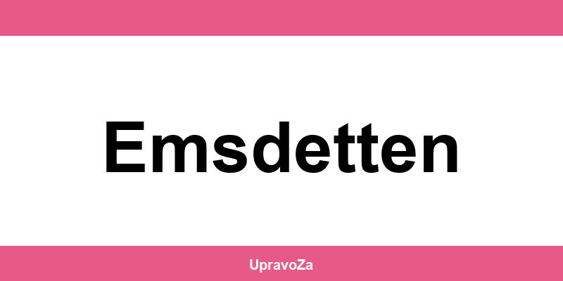 Emmezeta trgovine u Emsdetten – radno vrijeme